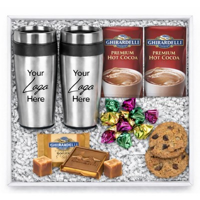 Tumbler Set with Cocoa & Cookies Boxed
