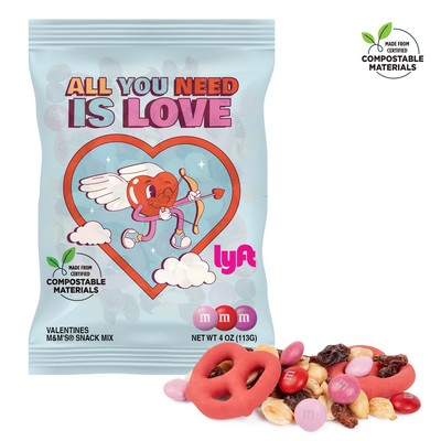4oz ECO-Digibag, Valentines M&M Snack Mix