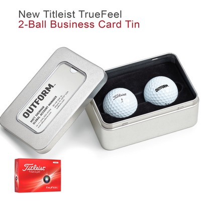 Titleist TruFeel 2-Ball Business Card Tin