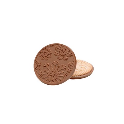 Snowflake Four-Bite Milk Chocolate Sugar Cookie (3.2 in.)