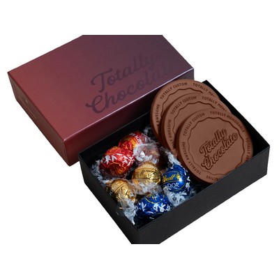 NEW!! Lindt Moments: 9-Piece Lindor Truffle & Cookie Gift Set - Luxury Packaging